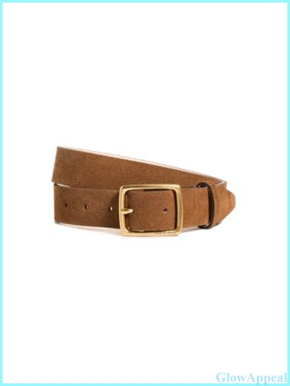 Suede Belt Adjustable Buckle 1.25in Golf Casual Accessory